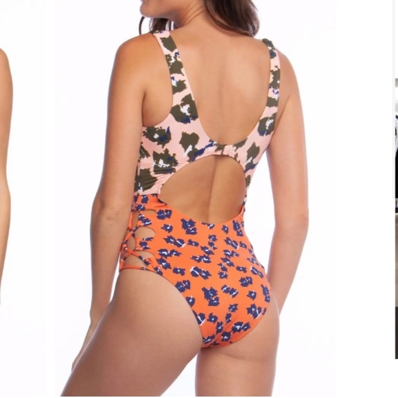 The Bikini Lab feline cut out one piece sz L - Picture 2 of 9